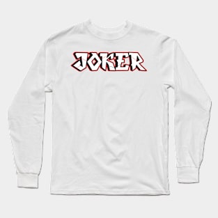 Joker Cry Baby black - Classic Vintage Summer Long Sleeve T-Shirt